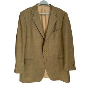 VTG Ermenegildo Zegna Su Misura Wool Sport Coat Blazer Made in Switzerland 42R